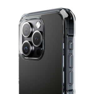 Smoky Black | Phone Case for iPhone (Clear Impact Case - Magnetic)