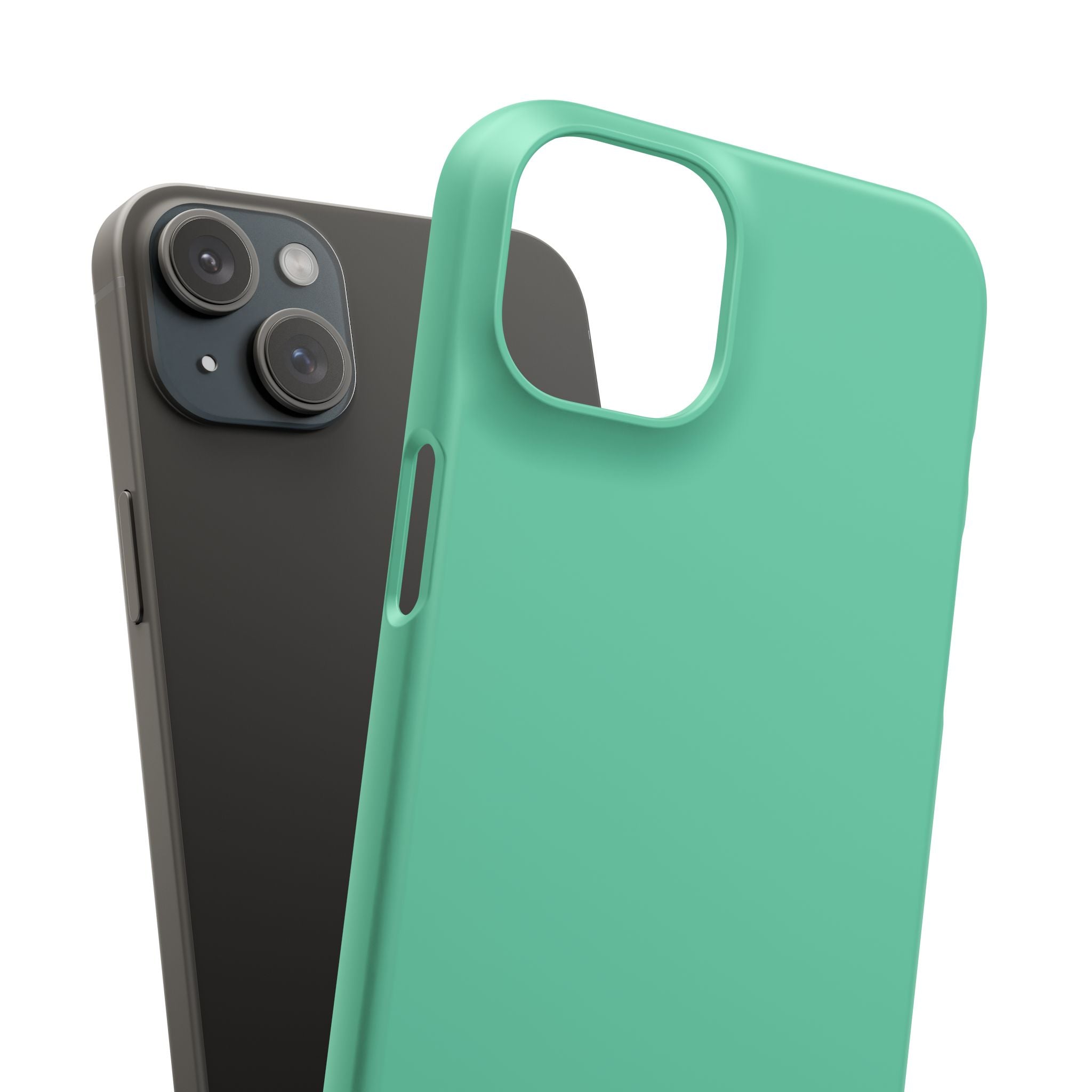 Medium Aquamarine iPhone 15 - Slim Phone Case