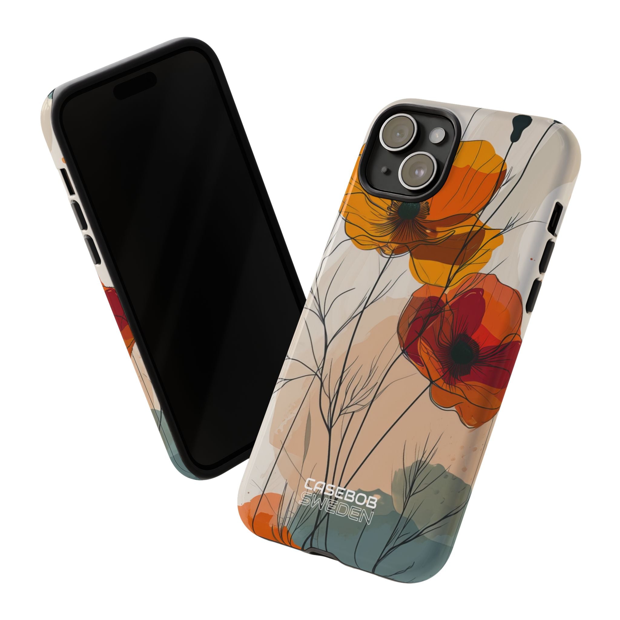 Golden Bloom Dance iPhone 15 - Resistente