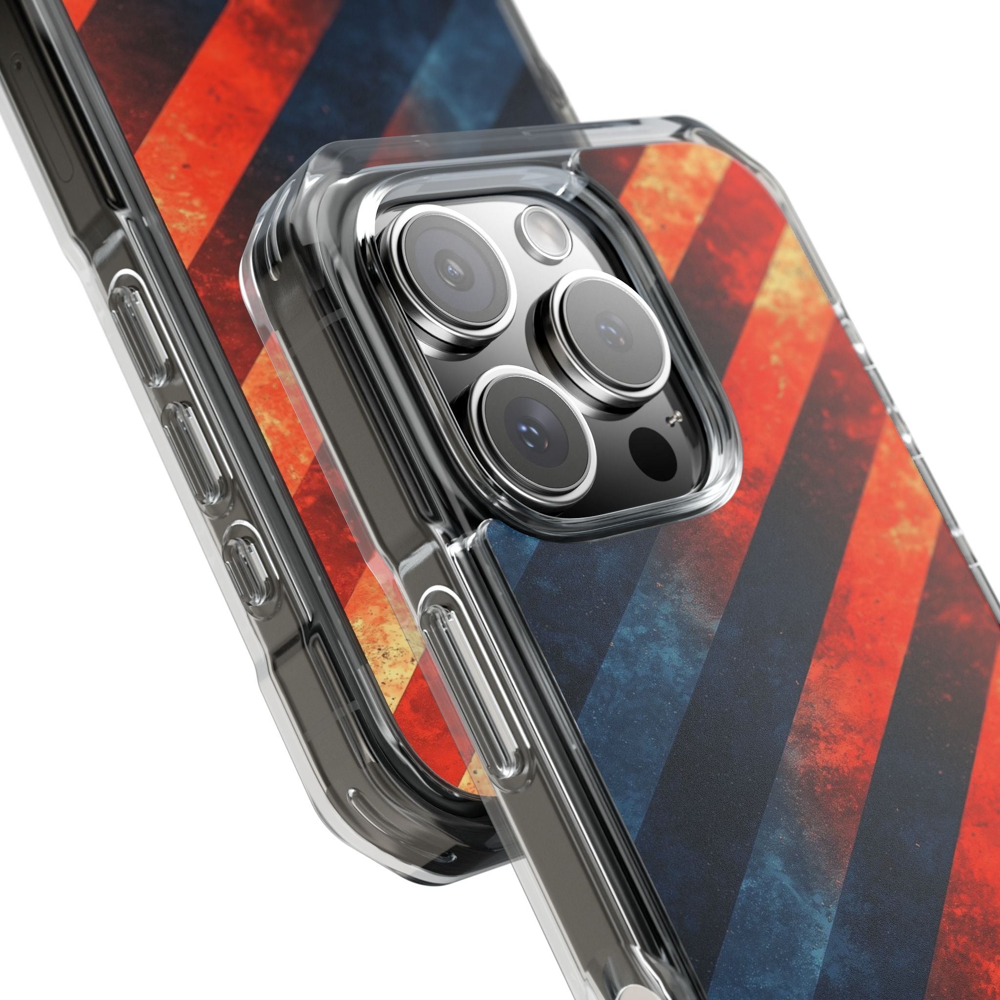 Dynamic Color Stripes iPhone Case - Impact