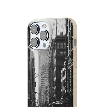 Noir Urban Serenity | Biodegradable Phone Case