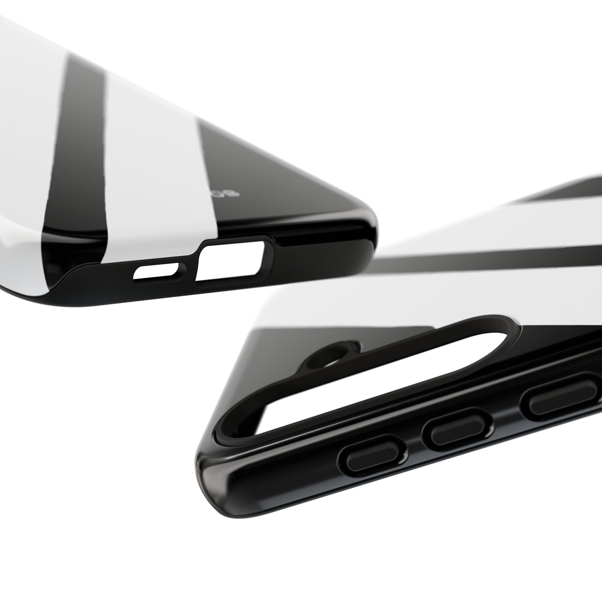 Diagonal Bands Noir Samsung S24 Plus Case - Tough