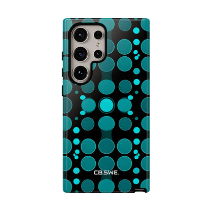 Modern Teal Aqua Circular Seamless Samsung S24 - Tough