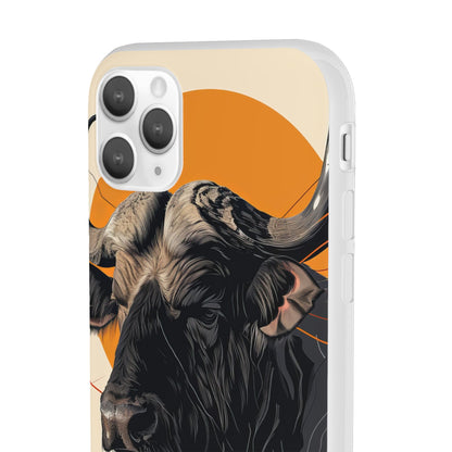 Majestic Buffalo Sun | Flexible Phone Case for iPhone