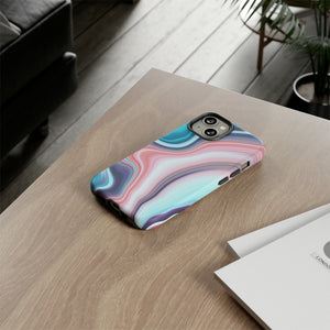 Pink Swirls - Protective Phone Case