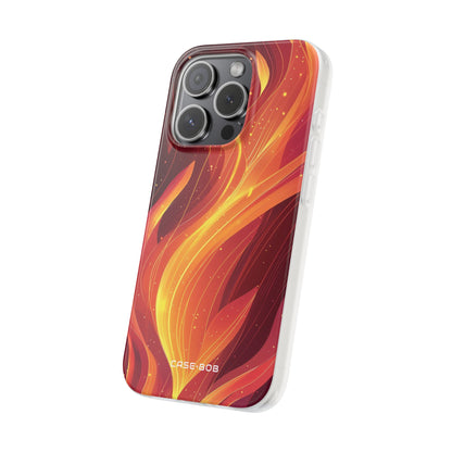 Flaming Flow iPhone 15 Pro Case - Soft