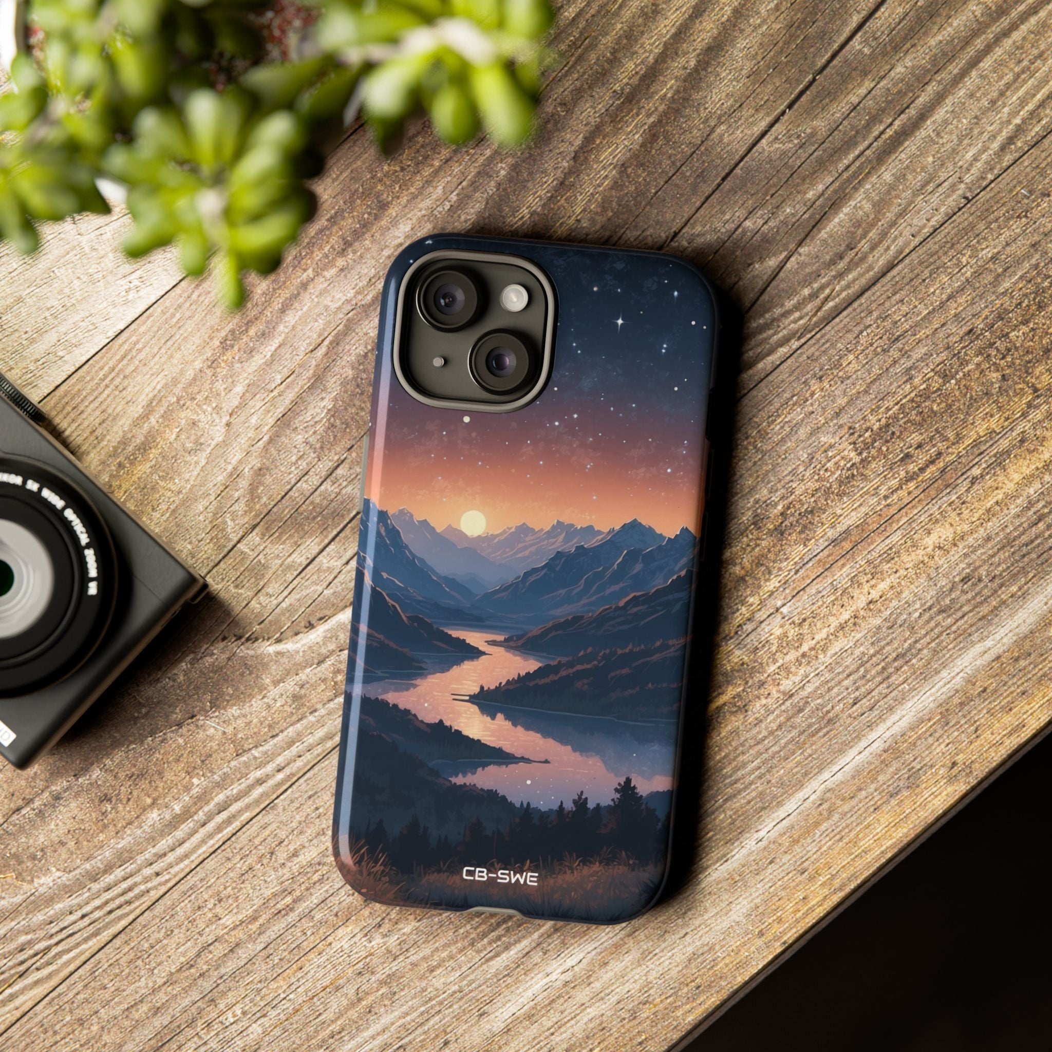 Mountains Embrace Light - iPhone Case