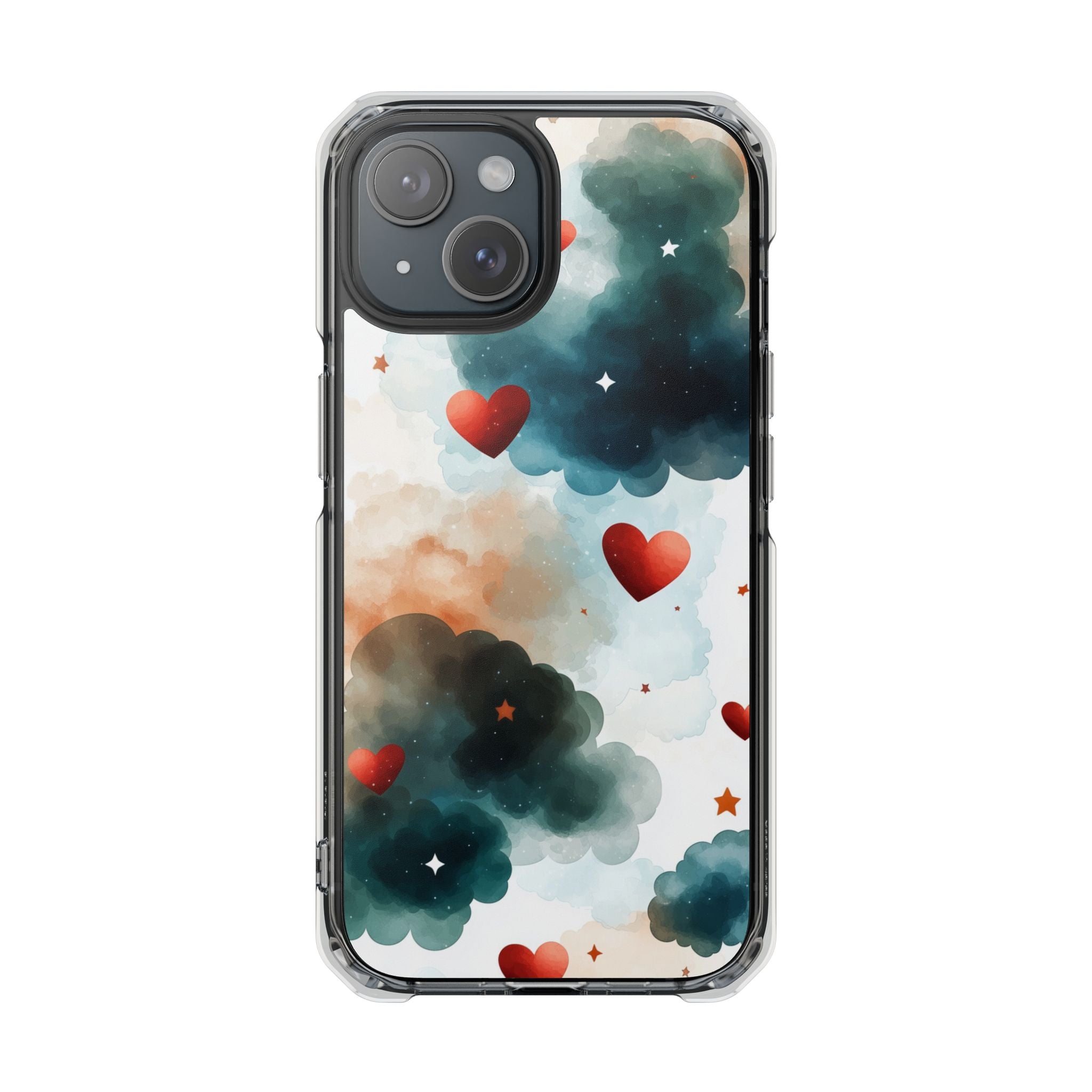 Floating Hearts Dance iPhone Case - Impact