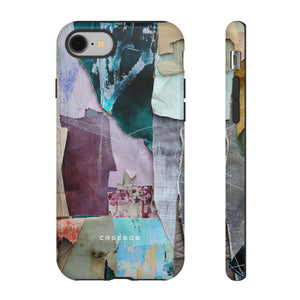 Textured Fabric Fusion - Protective Phone Case