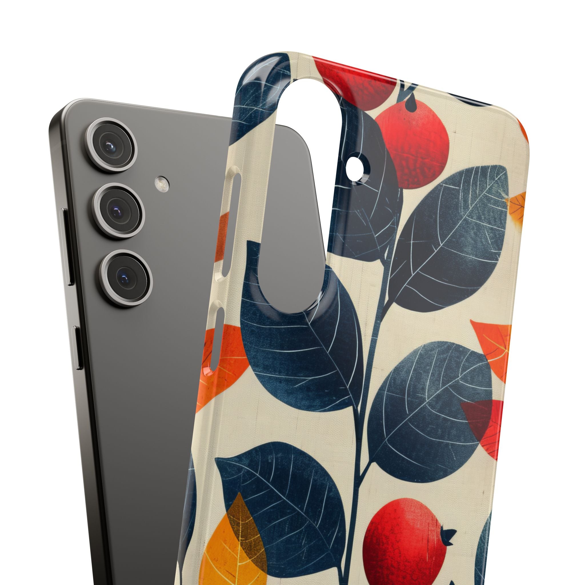 Autumn Nature Pattern - Slim Samsung S24 Phone Case