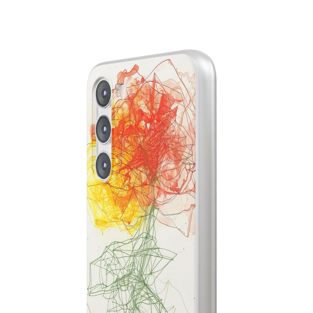 Fiery Blossom | Flexible Phone Case for Samsung Galaxy