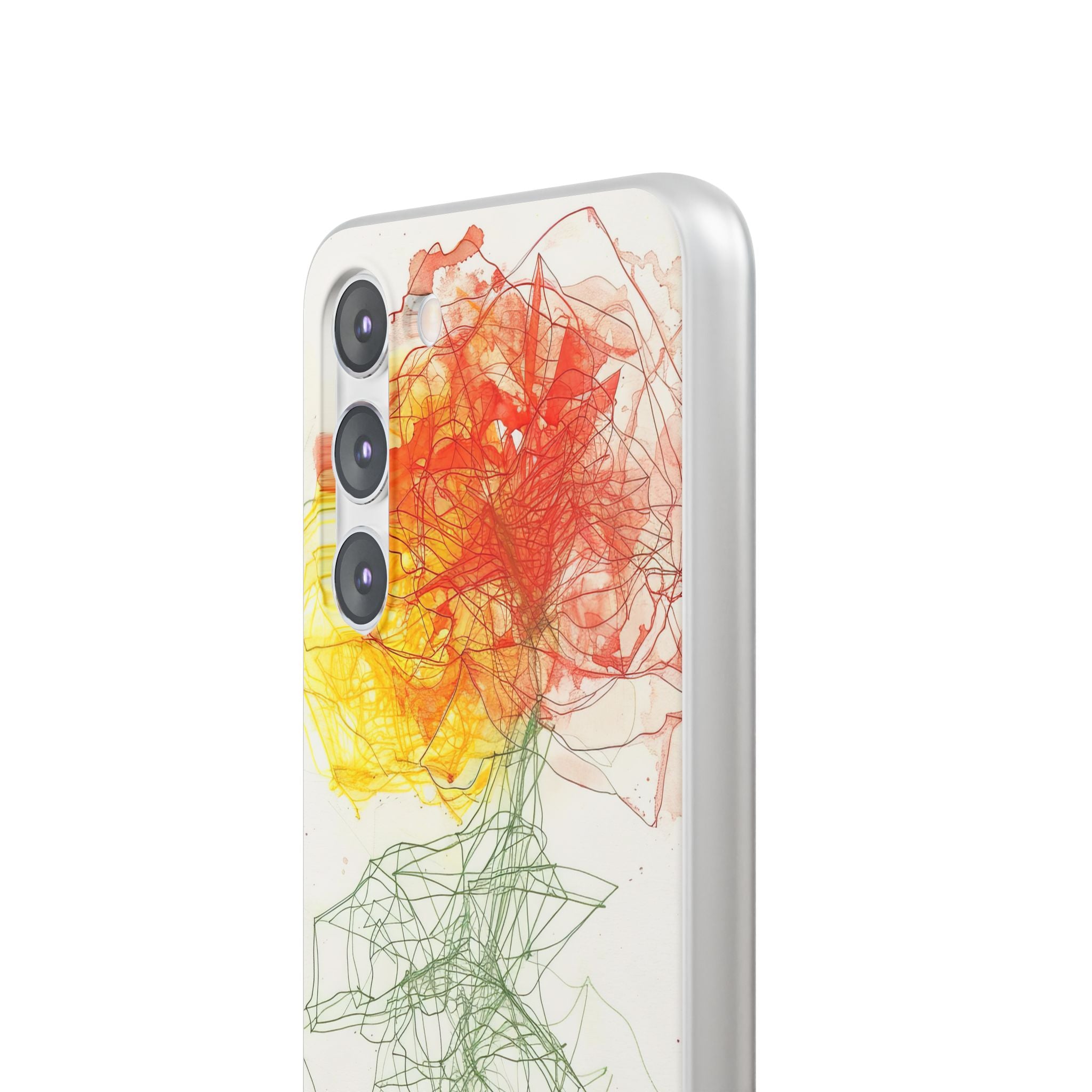 Fiery Blossom | Flexible Phone Case for Samsung Galaxy