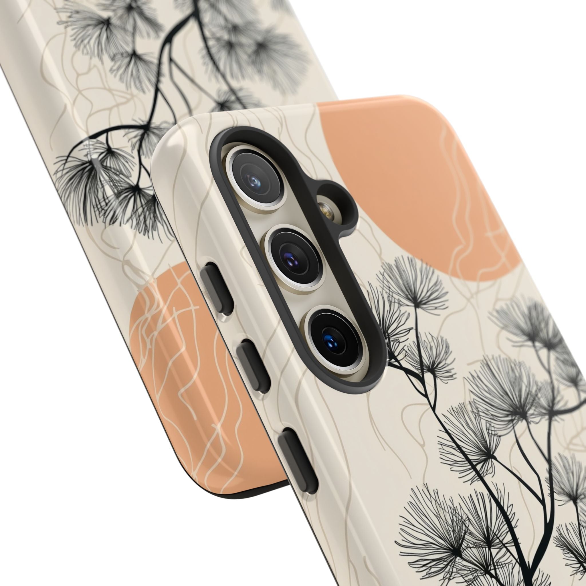 Spiky Tree Sunset Samsung S24 Case - Tough