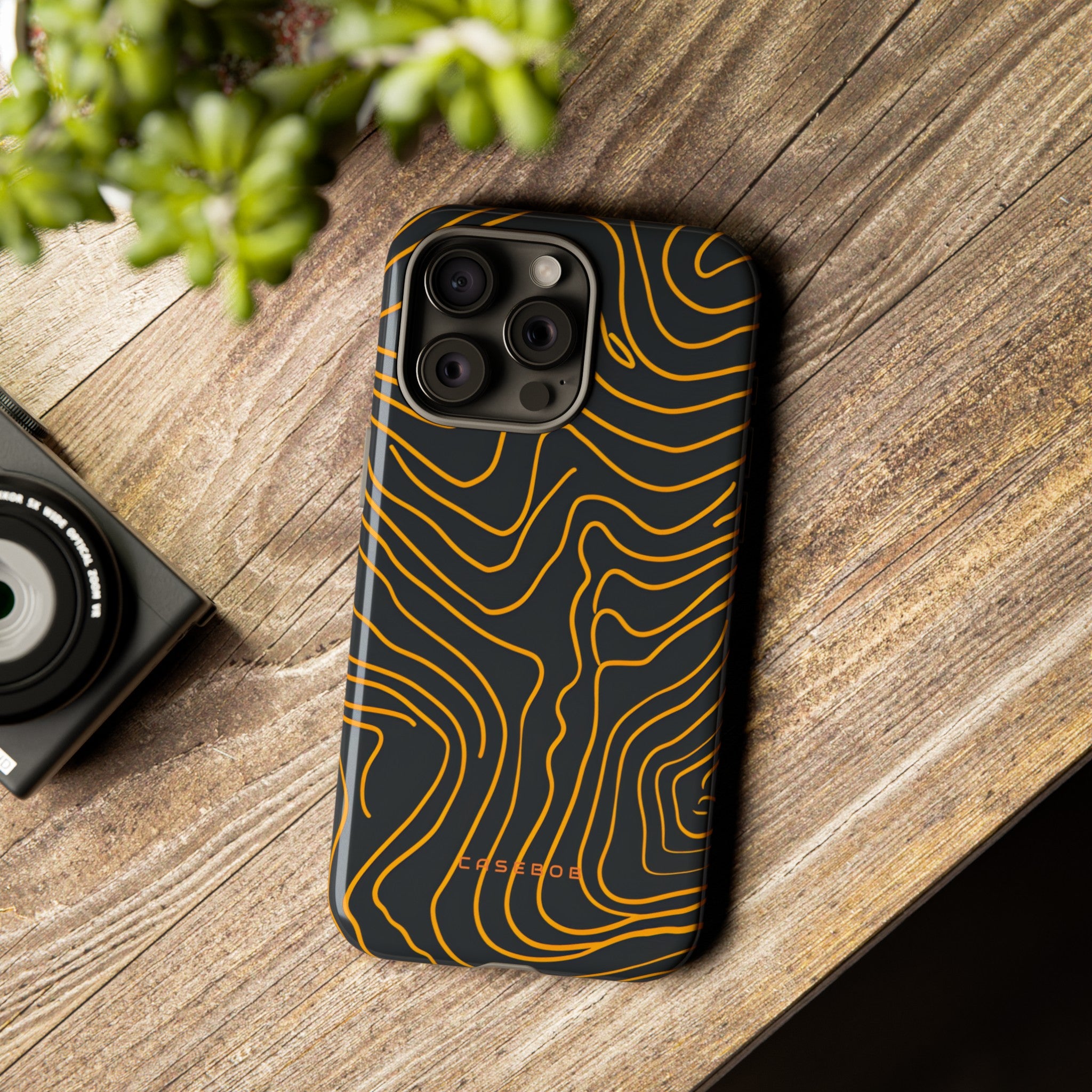 Linear Yellow Chic - Protective Phone Case