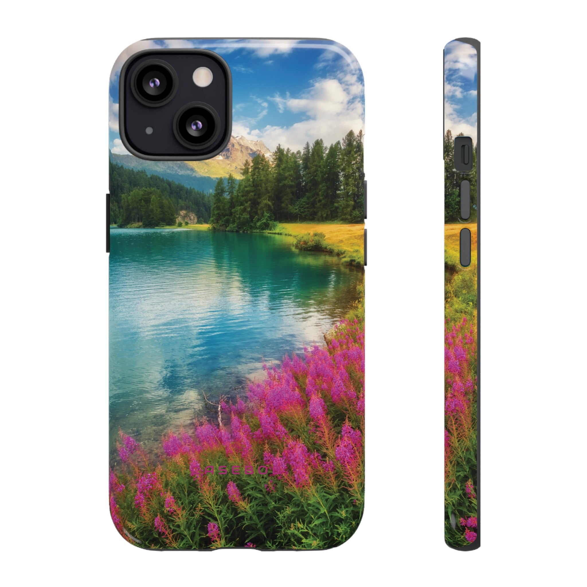 Azure Alpine Lake Phone Case - Protective Phone Case