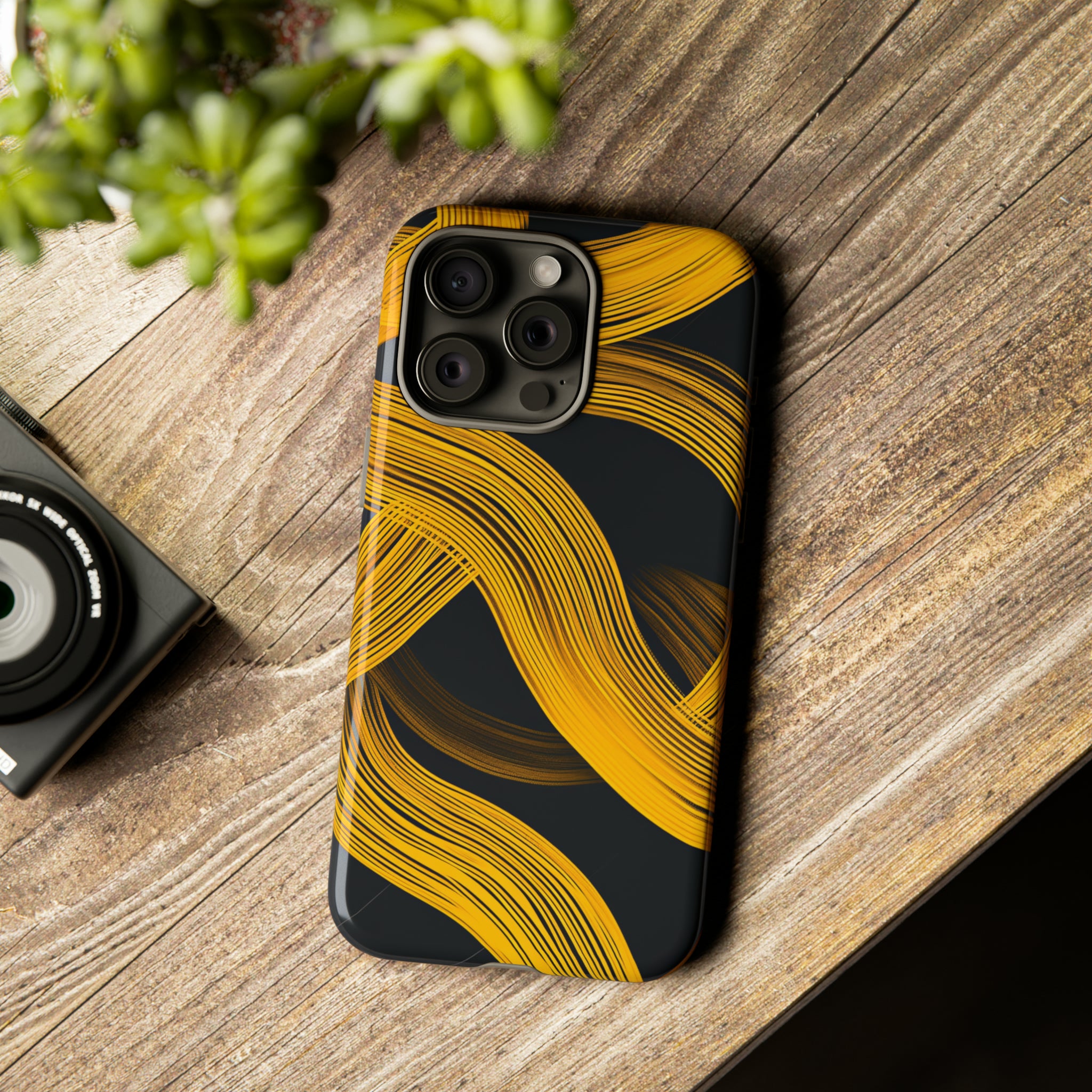 Golden Line Sleekness - Protective Phone Case