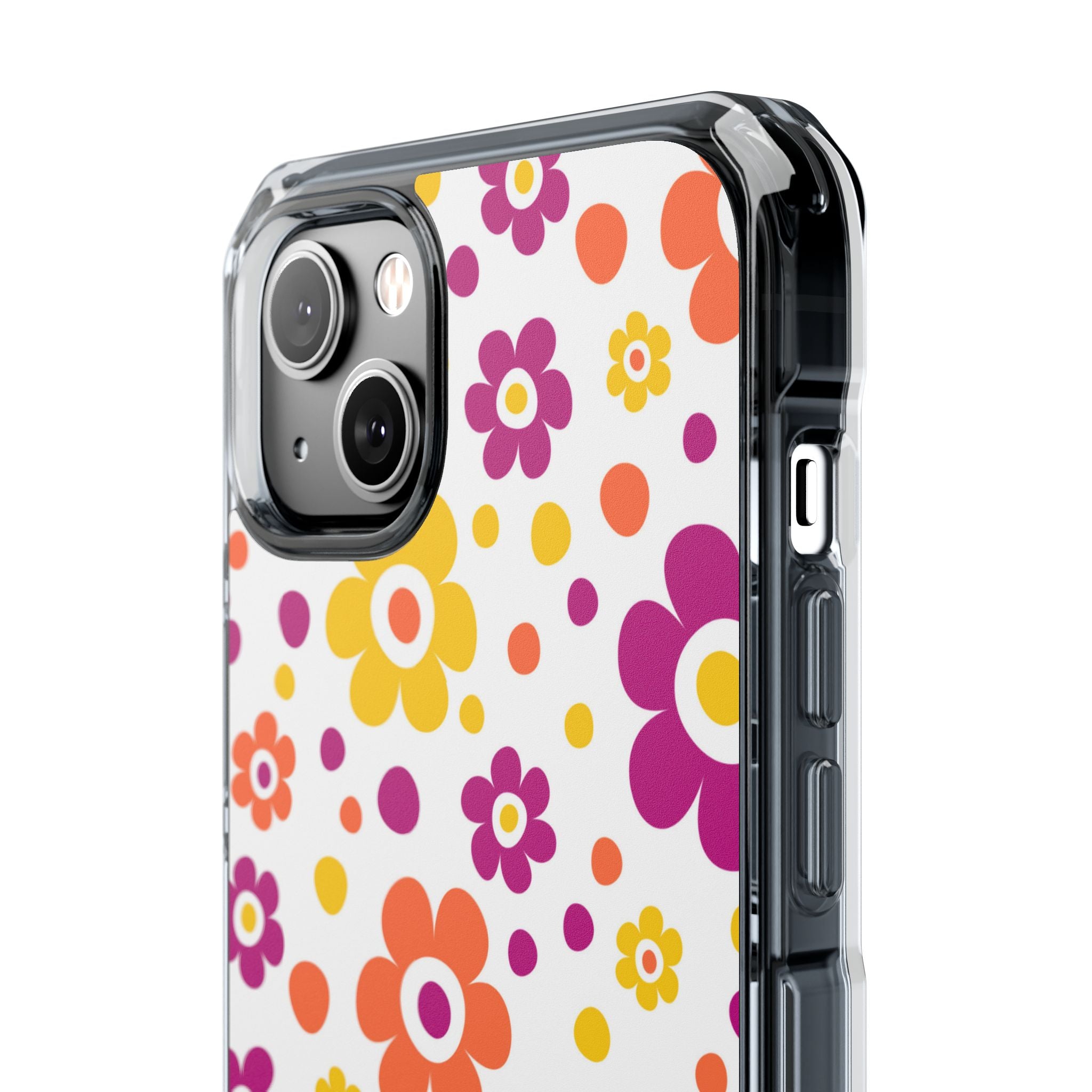 Retro Floral Playfulness iPhone Case - Impact