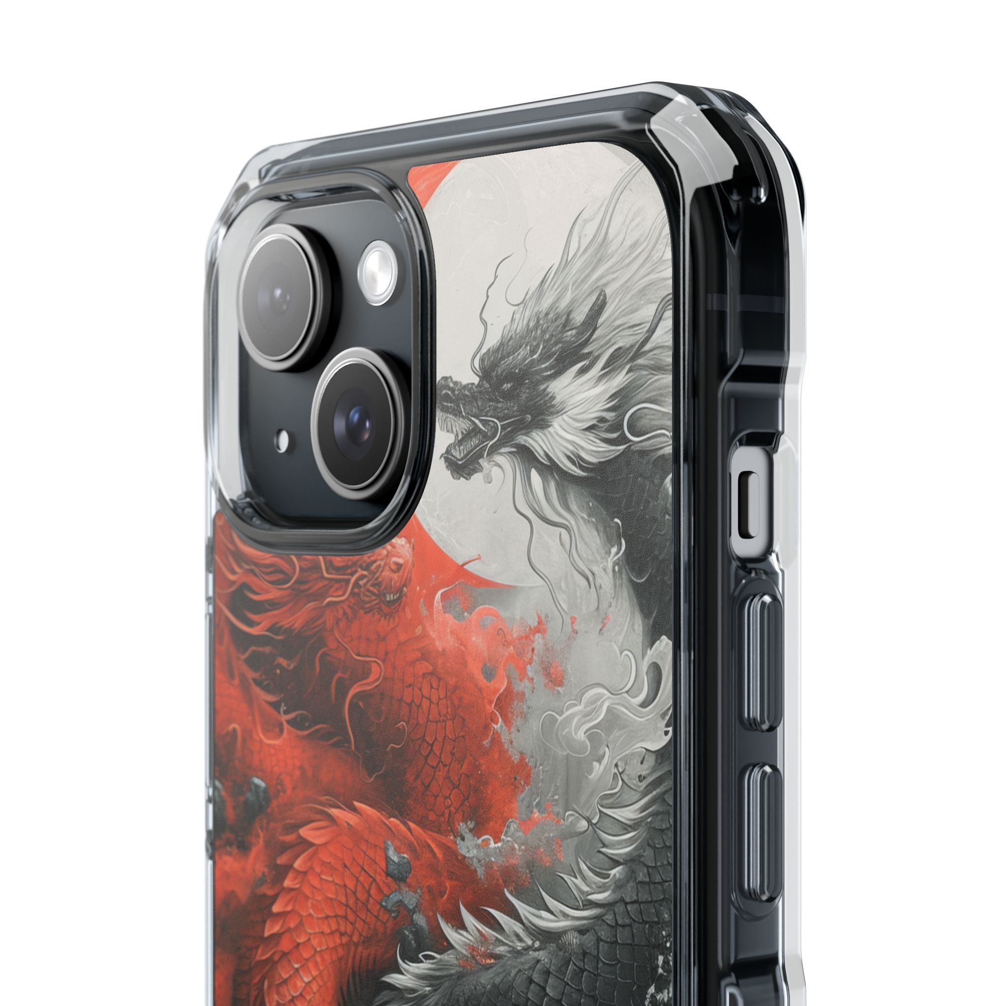 Dragon Coil Crimson iPhone 15 Case - Impact