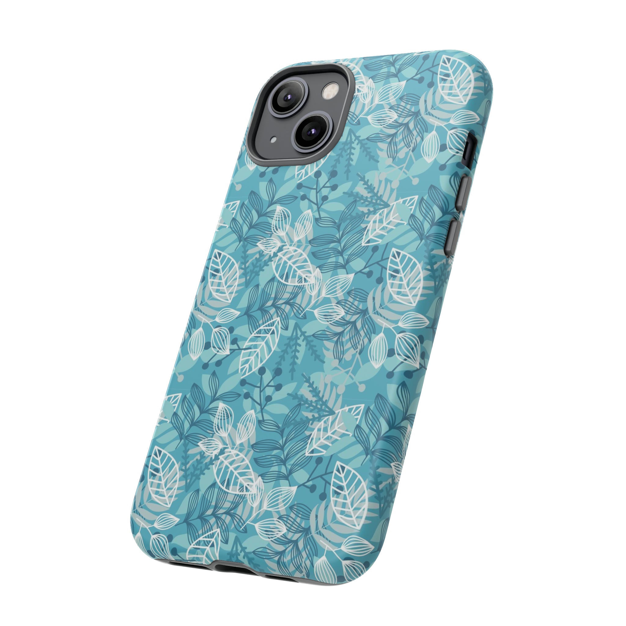 Spring Blue Leaf - Protective Phone Case