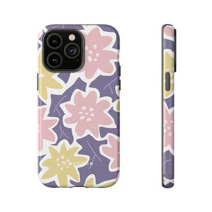 Purple Happy Flower - Protective Phone Case