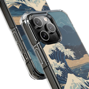 Oceanic Reverence - Phone Case for iPhone (Clear Impact - Magnetic)