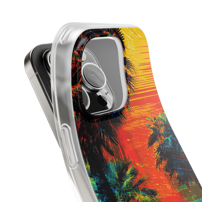 Tropical Sunburst iPhone 16 Pro Case - Soft