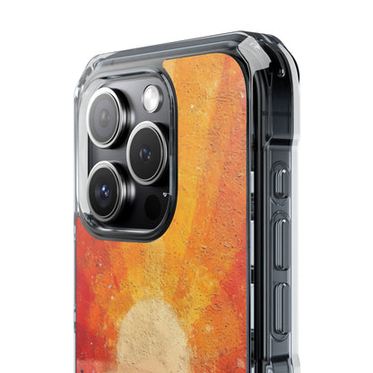 Sunburst Energy - Clear Impact iPhone 15 Phone Case