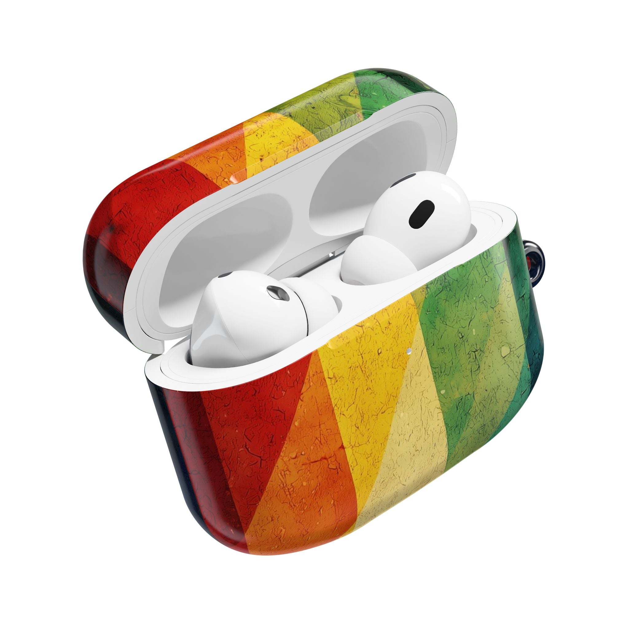 Crimson Stripes - AirPods Case