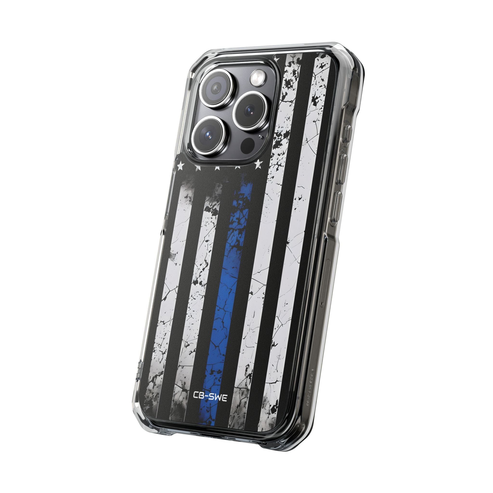 Modern Grunge Flag iPhone Case - Impact