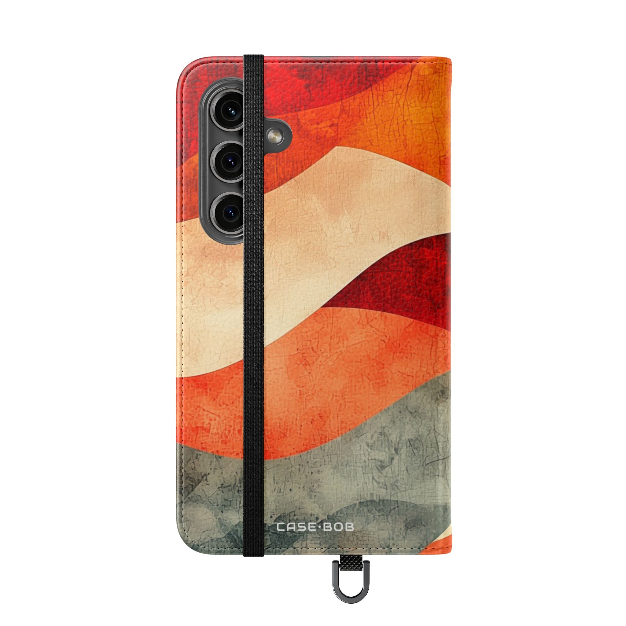 Crimson Ripples - Samsung S24 Case - Wallet