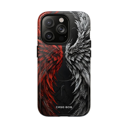 Crimson White Wings iPhone 14 Pro Case - Tough+