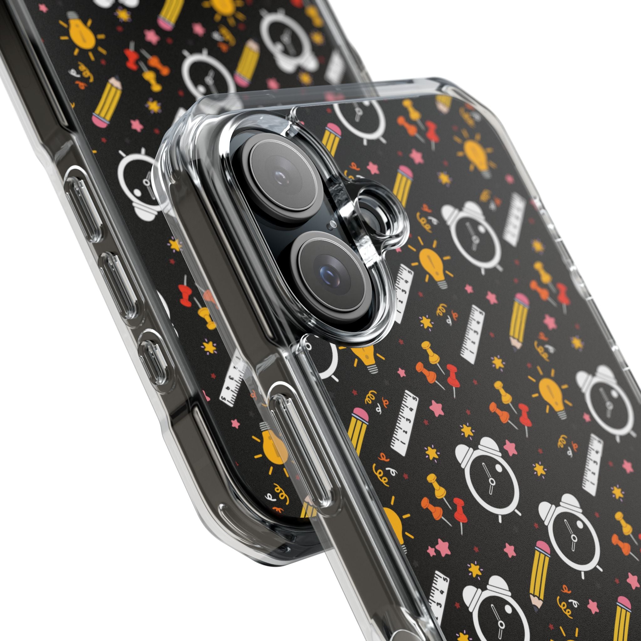 Bright Pencils Twirl iPhone Case - Impact