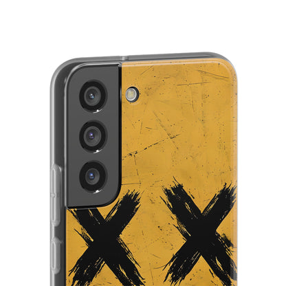 Jagged Smile Yellow Samsung S22 - Soft