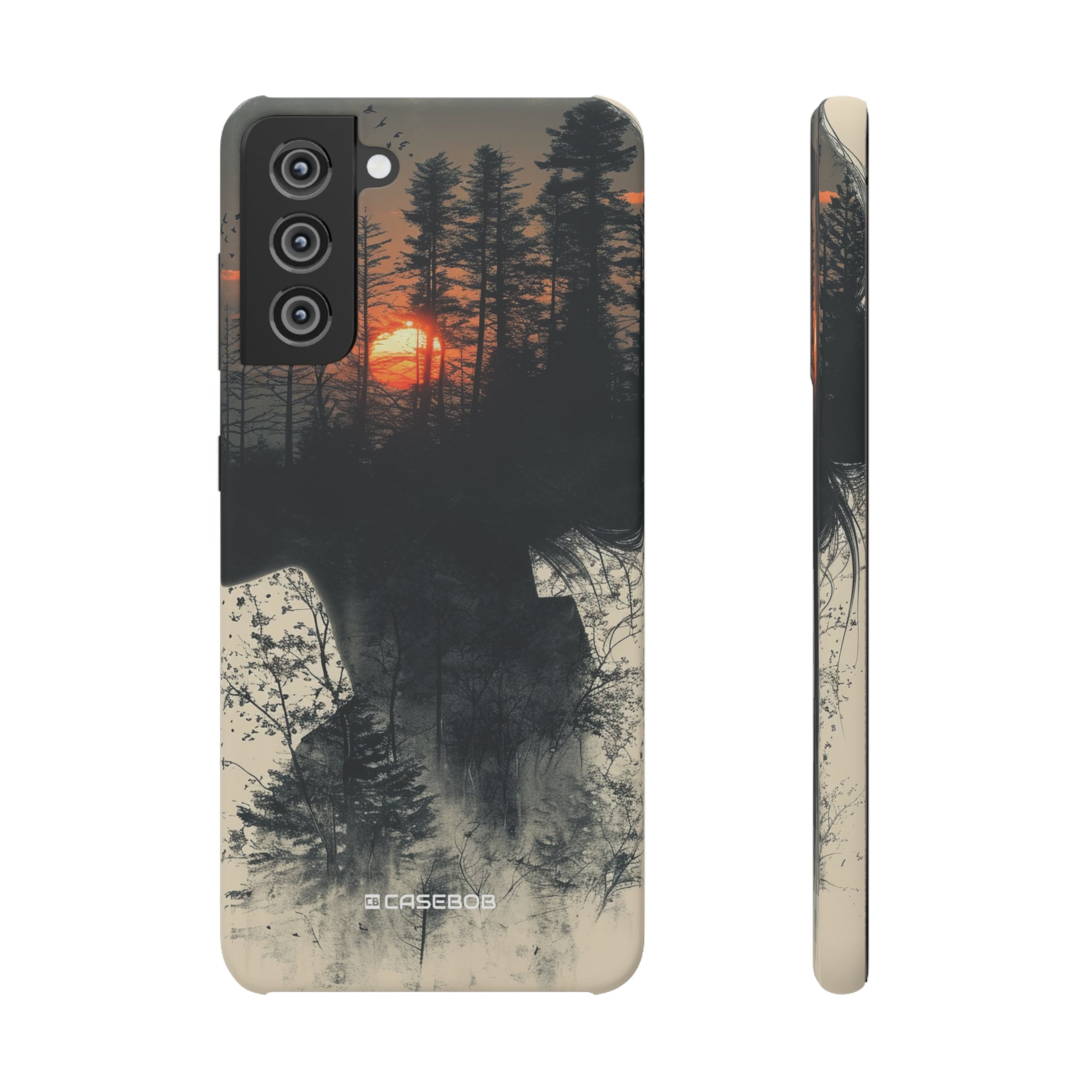 Tranquil Silhouette | Slim Phone Case for Samsung