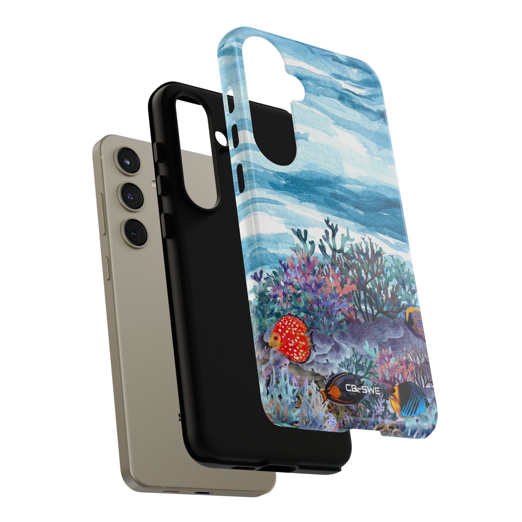 Aquatic Life Watercolors - Samsung Case