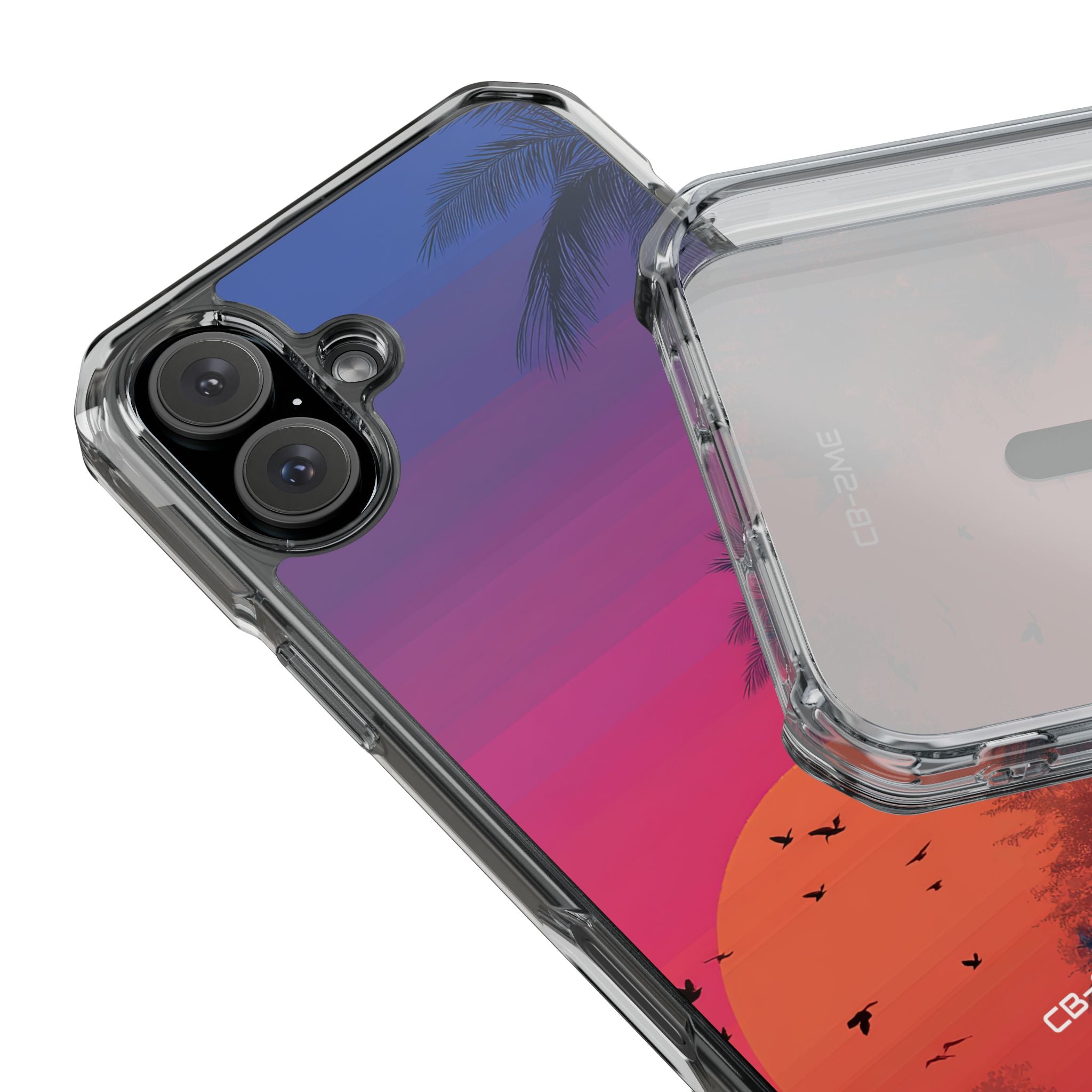 Tropical Sunset Silhouettes iPhone Case - Impact