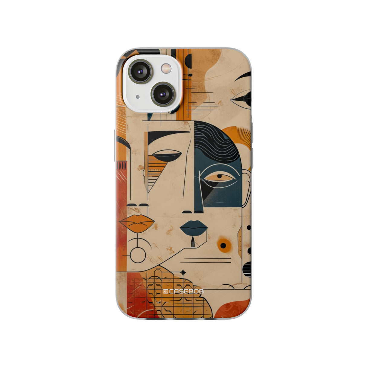 Cubist Introspection | Flexible Phone Case for iPhone