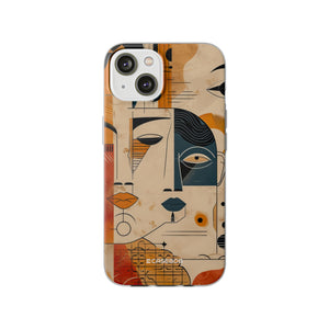 Cubist Introspection | Flexible Phone Case for iPhone