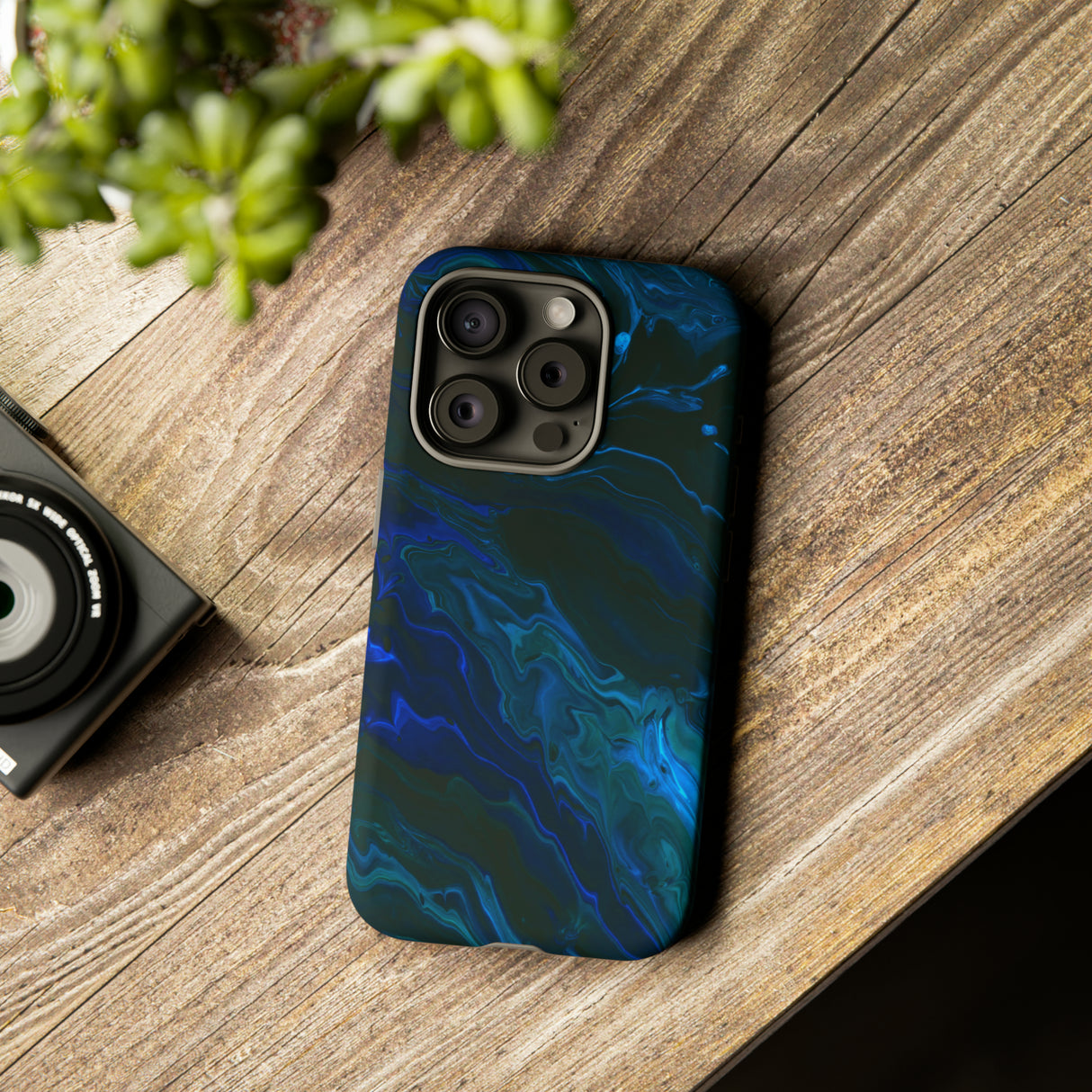 Neon Blue Creative - Protective Phone Case