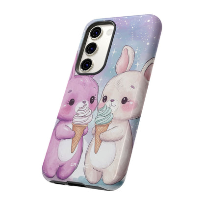 Rabbits Enjoy Ice Cream - Samsung Case