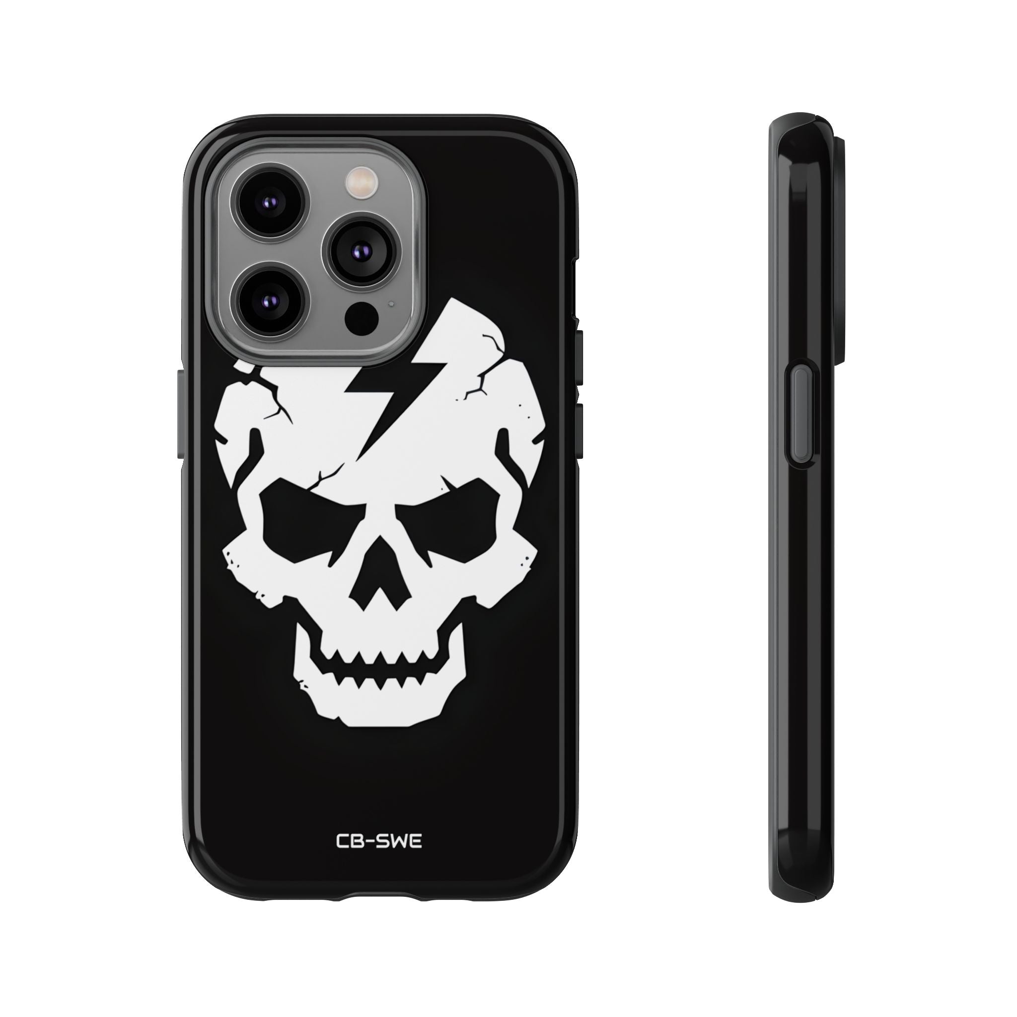 Cracked Skull Drama - iPhone Case