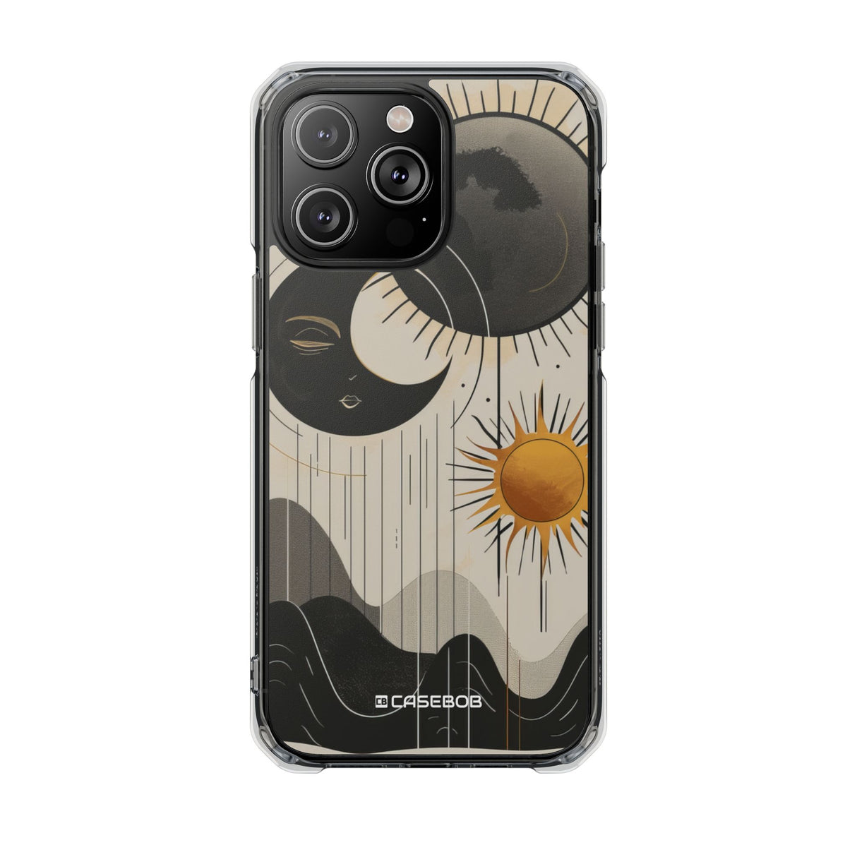 Celestial Harmony - Phone Case for iPhone (Clear Impact - Magnetic)