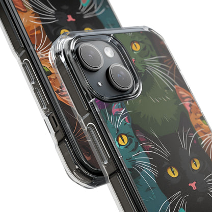Colorful Cat Charisma iPhone Case - Impact