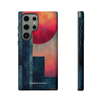 Abstract Geometric Skyline - Tough Samsung S23 Phone Case