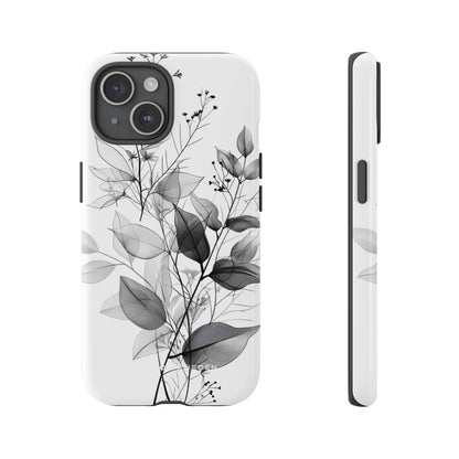 Botanical Line Harmony iPhone 15 - Tough Phone Case