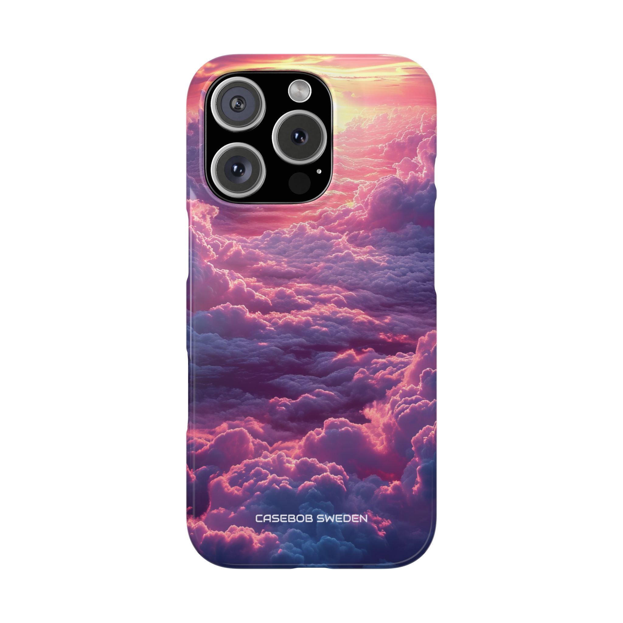 Pink Purple Clouds - Slim iPhone 16 Phone Case