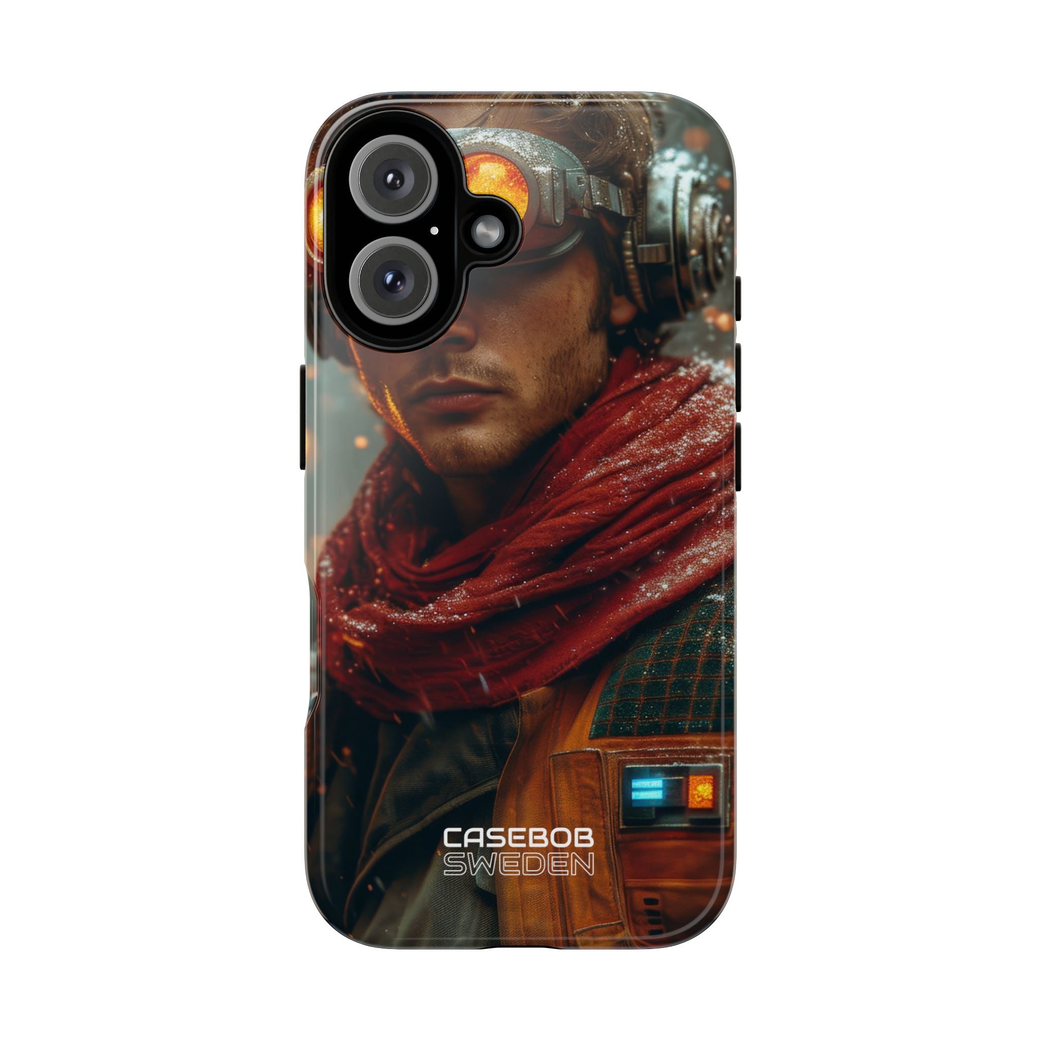 Futuristic Steampunk Explorer iPhone 16 - Tough