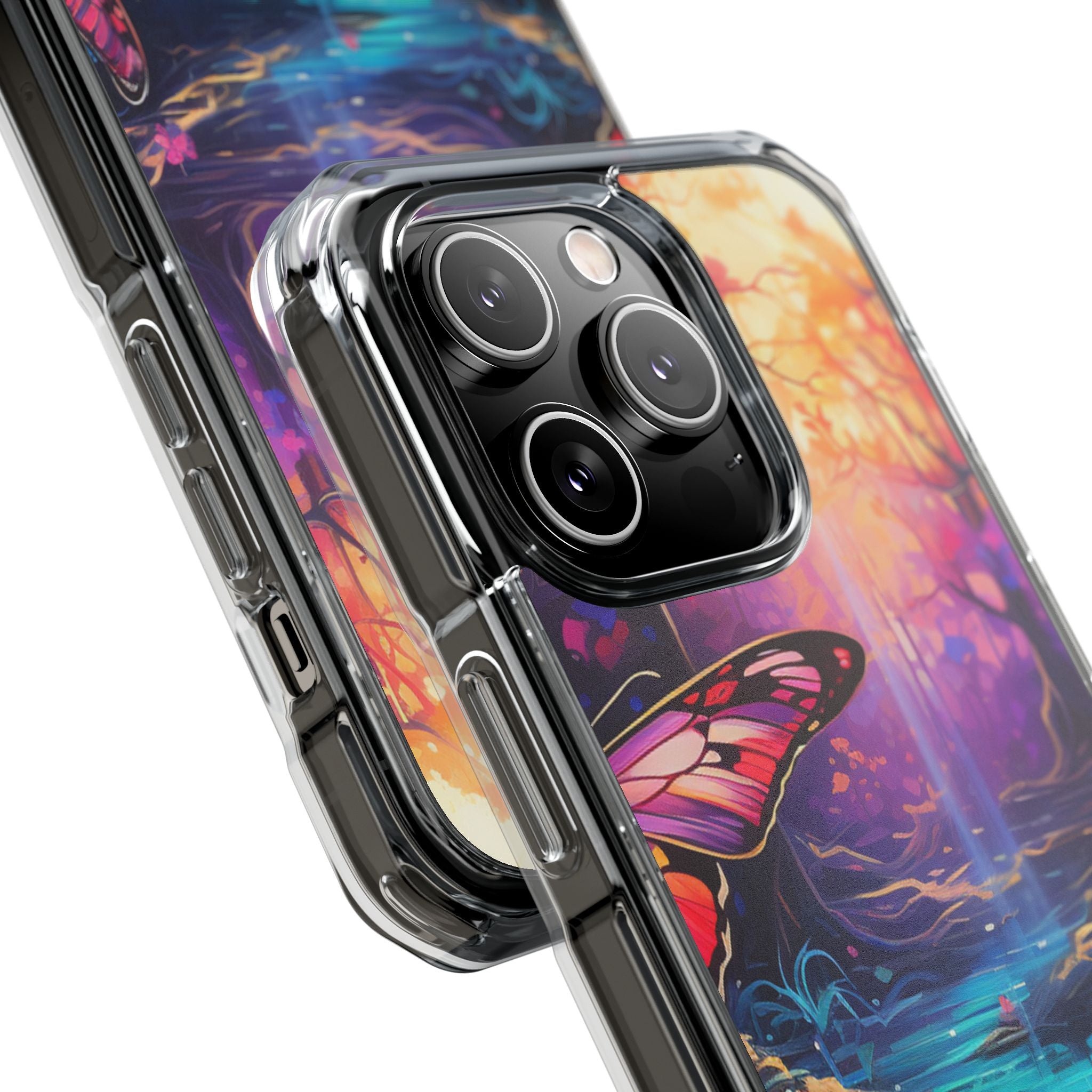 Enchanted Butterfly Forest iPhone Case - Impact