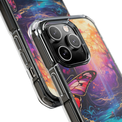 Enchanted Butterfly Forest iPhone Case - Impact