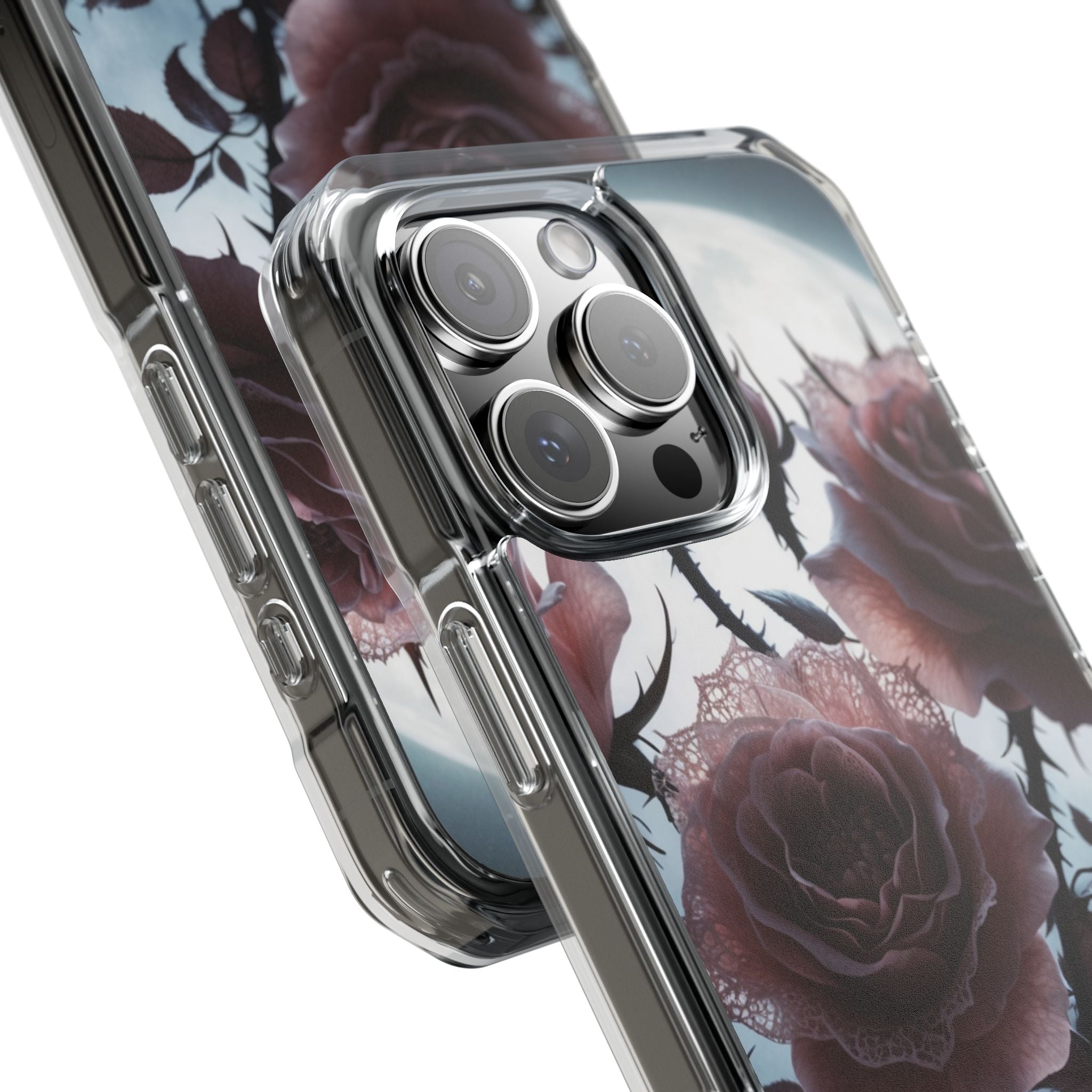 Luminous Rose Thorns iPhone 16 Pro Max Case - Impact